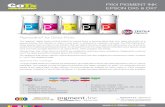 P60I PIGMENT INK EPSON DX5 & DX7 · 2019. 7. 24. · use in the latest generation hi-speed Epson DX7 print heads. Our degassed bag system delivers outstanding performance with less