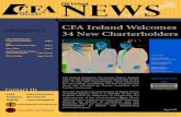 Newsletter - Spring 2011 contents CFA Ireland Welcomes ... Articles...Newsletter - Spring 2011 contents CFA Ireland Welcomes 34 New Charterholders. Newsletter - Spring 2011. CFA Ireland