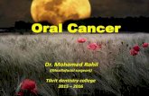 Oral Cancercden.tu.edu.iq/.../fifth/managment_of_Oral_cancer.pdfManagement of oral cancer •Treatment modalities for oral cancer involve : •1.surgery •2.radiotherapy •3.chemotherapy