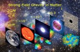 Strong Field Gravity in Matter 2 cR...Strangeness Nuclear Physics Y hypernuclei Y hyperatoms Y (anti)hyperon scattering JP PLB 669, 306 (2008)Sanchez et al., PLB 749, 421 (2015) Recent