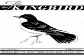 VOL. XXVI, NO. WINTERXXVI, NO. 1 WINTER 1976 THE KINGBIRD, published four times a year, is a publication of The Federation of New York State Bird Clubs, Inc., which has been organized