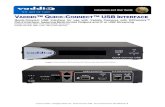 V QUICK-CONNECT USB INTERFACE · PDF file 2018. 4. 24. · Quick-Connect USB, Document Number 342-0653 Rev. B Page 7 of 36 Quick-Connect USB Interface Image: Rear Panel with Feature