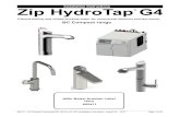 Installation Instructions Zip HydroTap G4 · 2018. 1. 11. · 802411 - HT Compact Commercial BC, BCHA -AV, AIO, Installation Instructions - Aug 2015 - V2.01 Page 1 of 40 Zip HydroTap