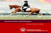 Stutenschau Steinhagen · 2017. 6. 26. · 12 13   Reitpony - 1. Jahrgang "Herzkönig" 17. (DR) Hengst 15.01.2017 ox % 1.172 DE 441411071217 Palomino Z.: Duen,Danica ...