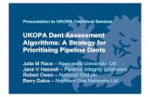 Presentation to UKOPA Technical Seminar Research ......Kiefner, J.F and Alexander, C.R., 1999, “Effects of Smooth and Rock Dents on Liquid Petroleum Pipelines (Phase II)”, American