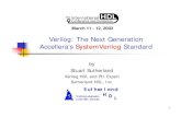 Sutherland ... Stuart Sutherland, Sutherland HDL, Inc. 5 March 11 - 12, 2002 L H D Sutherland SystemVerilog