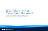 2020 DIFFBLUE DevOps And Testing Report...teams’ testing and DevOps processes, and underestimating the support developers needed from above. 81% of software developers, for example,