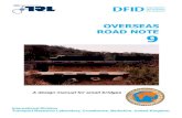 Overseas Road Note 9 - gTKP · 2021. 3. 2. · OVERSEAS ROAD NOTES Overseas Road Notes are prepared principally for road and transport authorities in countries receiving technical