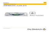 Tableau de commande DIEMATIC 3 (GL27)garantie.dedietrich-thermique.fr/content/download/134878/1727105/... · Le tableau de commande DIEMATIC 3 équipe les chaudières de la gamme