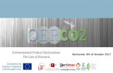 The Case of Romania Environmental Product Declarations...EPD For Processed Products (Glassolutions) such as: Climaplus Protect - Silence, Climaplus 4S - Sun, Climaplus Solar Control,