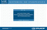 MATERIAL DE ENSEÑANZ A · 2021. 2. 4. · Apuntes de Macroeconomía Intermedia Lima, Departamento de Economía, 2020 (Material de enseñanza 6) PALABRAS CLAVE: Macroeconomía, Macroeconomía