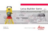 Leica Builder Serie - Boels Survey & Laser...Pictogrammen De symbolen, die in dit handboek worden gebruikt, hebben de volgende betekenis: ... 16.3 Verbinding 207 16.4 Online help 209