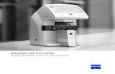 VISULENS 550 from ZEISS · 2021. 3. 23. · Wide spectrum UV measurement The integrated UV spectrometer analyzes UV protection of lenses in a wavelength measurement range from 365
