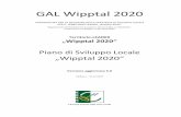 2019 12 12 LEP Wipptal 2020 IT V5 DEF · 2021. 1. 13. · Wipptal 650,01 Alto Adige 7.399,97 Comuni superficie artificiale % superficie agricole % superficie ricoperta di vegetazione