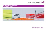 Home - Acrilex - Sales Handbook ACRYLITE® ... January 2018 Family Brand Family Brand/Product Description Product Group ACRYLITE® ACRYLITE® cast (GP) - clear, white, colors STANDARD