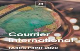 Courrier International - M Publicité · 2019. 12. 13. · Courrier International SPÉCIFICATIONS TECHNIQUES 2020. CONTACTS Gil Defaut - 01 57 28 32 75 / Francisco Lopez Perez - 01