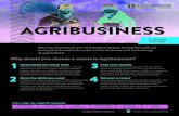 AGRIBUSINESS - Assiniboine College...seed fertilizer providers, banks and credit unions, livestock supply outlets, agricultural equipment dealers, government agencies and co-operatives.