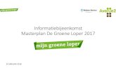 Informatiebijeenkomst Masterplan De Groene Loper 2017...2009 2017 De Vastgoedopgave voor De Groene Loper Actualisatie stedenbouwkundig plan uit 2009 - Behoud van ruimtelijke principes