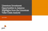 Limestone Investment Opportunities in Jamaica: Highlights ... · Limestone imports: 2 MT valued at US$32.4 million; key importers include USA, Canada, Brazil Americas scenario Global