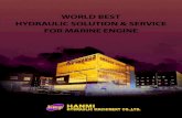 WORLD BEST HYDRAULIC SOLUTION & SERVICE FOR ......World Best Hydraulic Solution & Service For Marine Engine HANMI Hydraulic Machinery Co., Ltd. was established in July 1985. HANMI