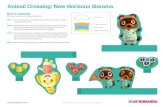 Animal Crossing: New Horizons diorama - Nintendo · 2020. 6. 11. · Animal Crossing: New Horizons diorama How to assemble: Kids, ask a grown-up for help with scissors! STEP 1 Cut