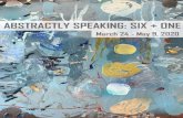 ABSTRACTLY SPEAKING: SIX + ONE - Madelyn Jordon Fine Artmadelynjordonfineart.com/pics/pdf/Catalog2020_Abstractly... · 2020. 3. 24. · Joyce Weinstein, followed by baby boomers,