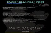 TAORMINA FILM FEST · 2020. 9. 16. · TAORMINA FILM FEST Documentaries Competition - COUP 53 di Taghi Amirani GBR 2019, 118’ - EVA di Elettra Pierantoni ITA 2020, 60‘ - LEOFORÍO