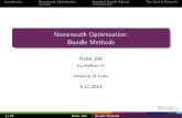 Nonsmooth Optimization: Bundle Methodssalserver.org.aalto.fi/vanhat_sivut/tutkijakoulu/Vienna...Introduction Nonsmooth Optimization Standard Bundle MethodThe Goal of Research Cause