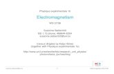 Electromagnetism - Universität Luxemburg · Grant, Phillips “Electromagnetism”, Wiley Demtröder “Experimentalphysik 2: Elektizität und Optik”, Springer Feynman, Leighton,
