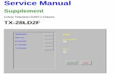 Service Manualj.mdownload1.free.fr/Schemas/Panasonic/TX-28LD2F_supl.pdf · 2007. 3. 23. · Service and repair of this product is supported by Panasonic's LUCI inte rface. This interface