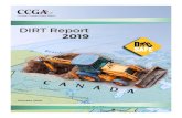 DIRT Report 2019...5 DIRT Report 2019 Canadian Common Ground Alliance 2019 Highlights • 1 in 4 damages due to not making a locate request. • Nearly 1 in 5 damages involve hazardous/life