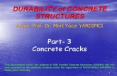 DURABILITY of CONCRETE STRUCTURES...Drying shrinkage In a concrete pore, the two fluids are water and air. A pressure difference develops when two immiscible fluids are present in