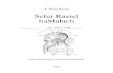 Sefer Raziel haMalach - Luciferius.org · 2020. 3. 24. · Sefer Raziel sestává z několika částí, z různých spisů, totiž: 1) Kniha oděvu (Malbuš), jež začíná modlitbou