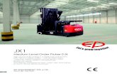 JX1 - Clearlift Forklifts Ireland · 2019. 6. 14. · 1.2 Model designation JX1(3200) JX1(3600) JX1(4100) JX1(4880) 1.3 Drive unit Electrics Electrics Electrics Electrics 1.4 Operator