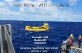Ocean Testing at WETS Ramping Up · 2020. 9. 4. · 1 41 54 41 19 26 16 18 5 ... 1.5 2.5 3.5 4.5 5.5 6.5 7.5 8.5 9.5 10.5 11.5 12.5 13.5 14.5 15.5 16.5 17.5 18.5 0.75 1.25 1.75 2.25