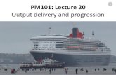 PM101: Lecture 20 · 2020. 5. 10. · ZAVANAK.com © Eric Woodcock 2020 PM101: Lecture 20 Output delivery and progression 1