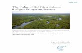 The Value of Kol River Salmon Refuge’s Ecosystem Services · 2020. 12. 11. · produce minimum and maximum values for each ecosystem service and land cover. Using the baseline values