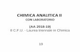 CHIMICA ANALITICA II - units.it · 2018. 11. 26. · Cromatografia liquida: tecniche 4 La prima tecnica utilizzata è stata basata sull' adsorbimento, LSC (Liquid Solid Chrom.). La