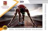 2020 ÖZEL YETENEK SINAV KILAVUZU - Nisantasi · 2020. 7. 9. · özel spor salonlarında ve turizm sektörü gibi sportif aktivitelerin öğretilmesi ve organizasyonlarda görev