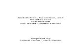 Installation, Operation, and Maintenance Instruction For ...Installation, Operation, and Maintenance Instruction for Water Cooled Chiller Water Cooled Chiller Manual Page 3 Preface