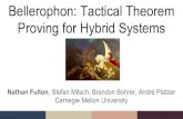 Bellerophon: Tactical Theorem Proving for Hybrid Systemsaplatzer/pub/bellerophon-slides.pdfBellerophon Verifying hybrid systems is hard. Bellerophon demonstrates how to tackle hybrid