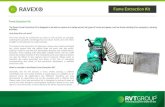 RAVEX® Fume Extraction Kit - Amazon S3 · 2020. 9. 29. · The Ravex Fume Extraction Kit features a heavy-duty steel centrifugal fan, which means that the airflow does not pass over