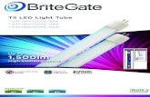 Britebrite.sg/wp-content/uploads/2016/03/Britegate-T5... · 2016. 5. 4. · T5 LED Light Tube T54F18W15001_-3KK T54F18W15001_-4KK T54F18W1500L-6KK SPECIFICATION Optical Specification