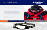 Uvex Sub-Zero™ - Brochure - Honeywell · 2020. 1. 13. · Uvex Sub-Zero™ goggles provide HIGH-IMPACT protection in cold, extreme environments. Uvex Sub-Zero goggle ORDERING INFORMATION