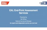EAL End-Point Assessment Services - Withey EAL EPA... EPA portfolio content guidance for Apprentice Guidance for Apprentice on Portfolio cross-referencing to Standard Pathway specific