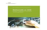 Mathematik an AHS - BMBWF973a3db1-5ba0-4c71-bfe5... · 2019. 10. 29. · Die kompetenzorientierte Reifeprüfung. Mathematik an AHS. Richtlinien und Beispiele für Themenpool und Prüfungsaufgaben.