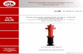ST-066B-25 REV0 Idrante soprasuolo EUR A 3vie DN80 TG P500 · 2021. 1. 18. · Idrante soprasuolo modello EUR TG tipo A 3 sbocchi profondità 500 (DN 80) Dry barrel Pillar hydrant