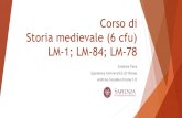 Corso di Storia medievale (6 cfu) ... Corso di Storia medievale LM (42 ore) Crescita e sviluppo economico