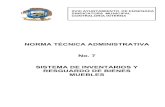 Norma No.7 Inventarios y Resguardo de Bienes sin almacen.d.transparencia.ensenada.gob.mx/doc/file148s11d88.pdfSistema de Inventarios y Resguardo de Bienes Muebles 9 SECCIÓN 1. NORMAS