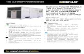 1000 kVA UTILITY POWER MODULE - Myrak LTD, Chelmsfordmyrak.com/wp-content/uploads/2017/05/C32_Power_Module... · 1000 kVA UTILITY POWER MODULE FACTORY INSTALLED STANDARD EQUIPMENT